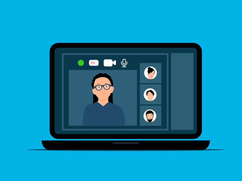 Illustration of a computer screen displaying a webpage layout with icons representing services such as rocket launch, award badge, teamwork, and security shield; suitable for a business offering SEO services in Surat.